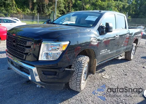 2020 Nissan Titan Xd Sv 4X4 из США, поврежденный, VIN 1N6AA1FB8LN504736